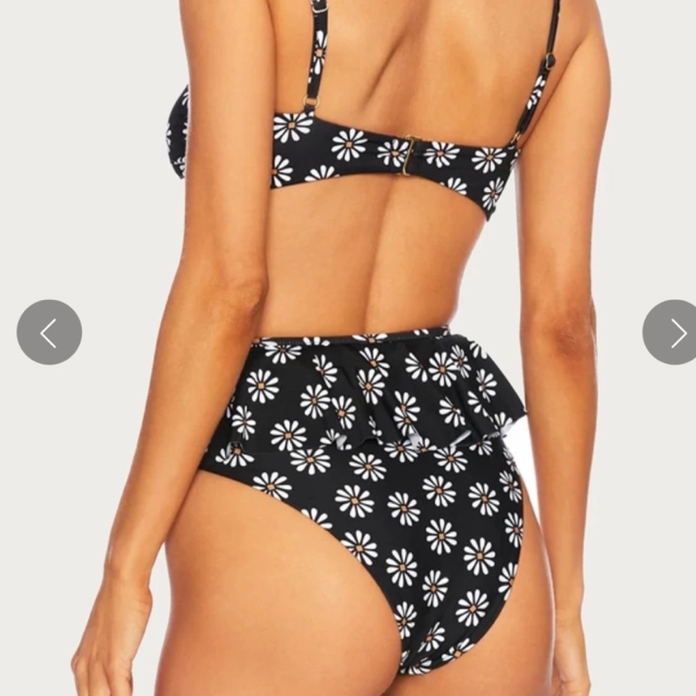 Beach Riot Daisy Swim Bottom M and Top S - Picture 4 of 5
